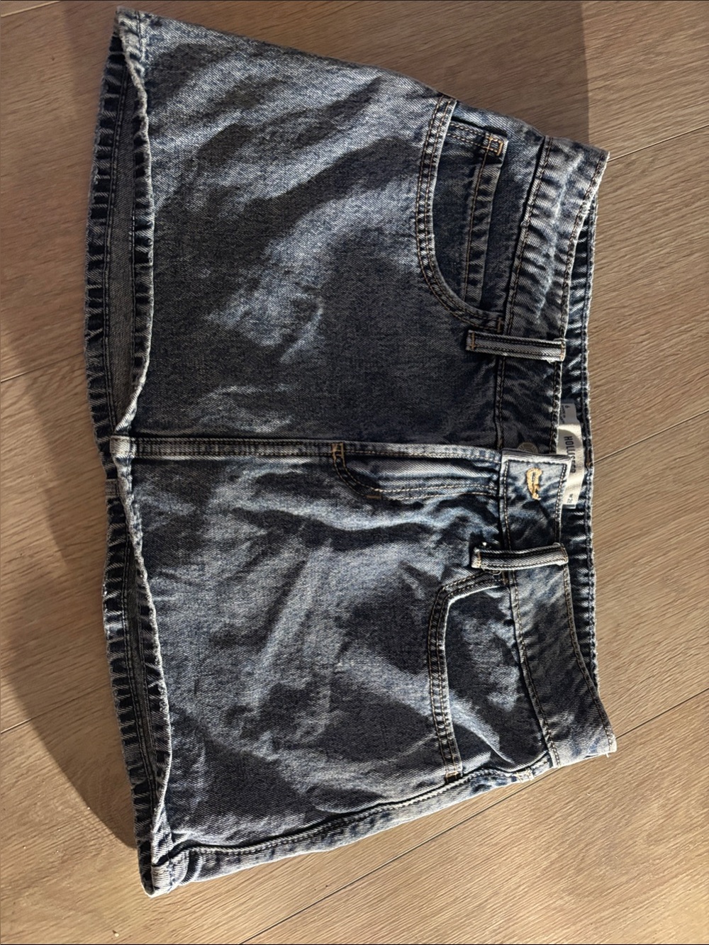 Hollister Dark Wash Denim Jean Skirt
